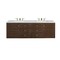 James Martin Vanities Amberly 72in Double Vanity, Mid-Century Walnut w/ 3 CM Ethereal Noctis Top 670-V72-WLT-3ENC - alternate 7